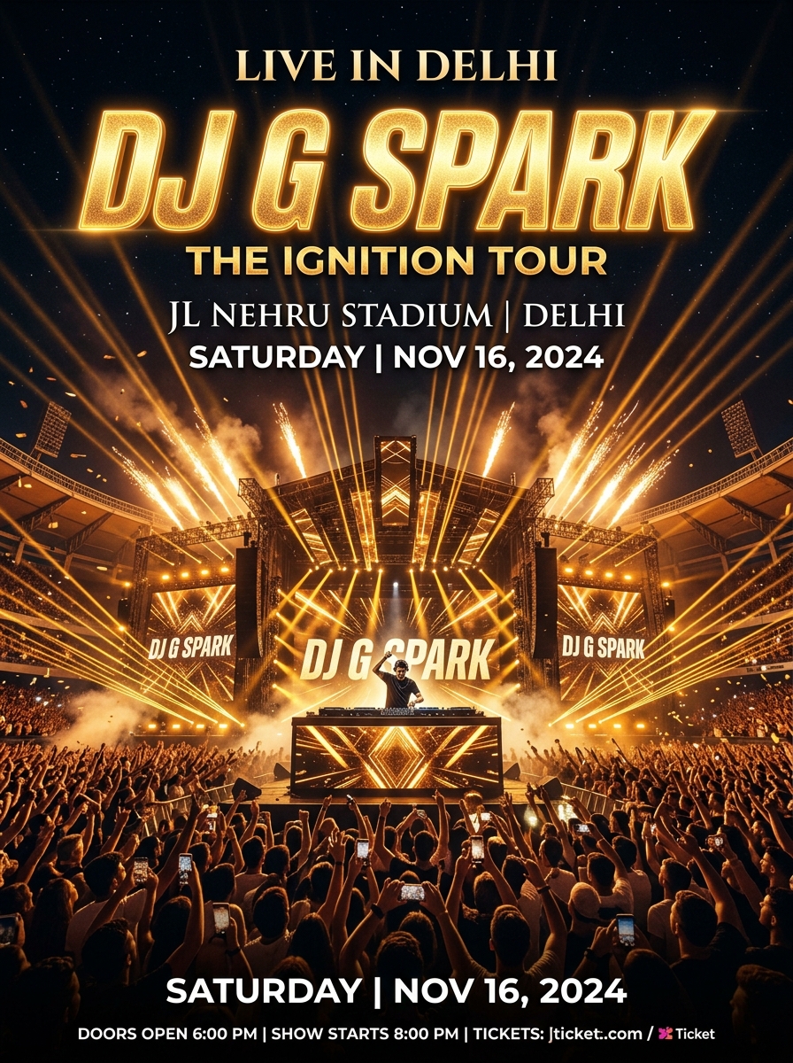 DELHI Tour Poster